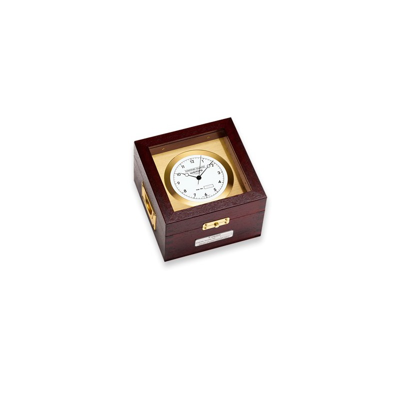 Wempe marine quartz chronometer messing/mahonie CW800015