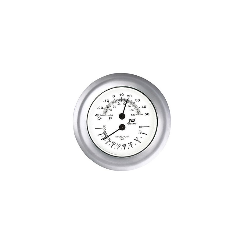Mat chroom 4 inch Plastimo Thermo/Hygrometer 38208