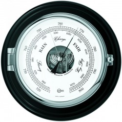 Barigo Captain chroom set klok & barometer 210mm 1585CR -1587CR barometer
