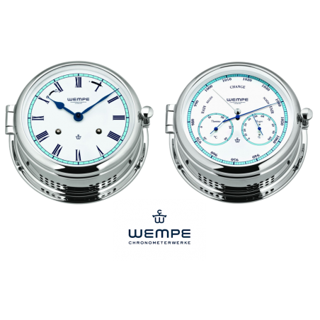 Wempe Admiral II Set Chrome Striking Clock II