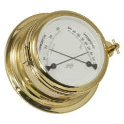 Schatz Midi - Comfortmeter (thermometer/hygrometer) - messing - ø155mm - 450HT