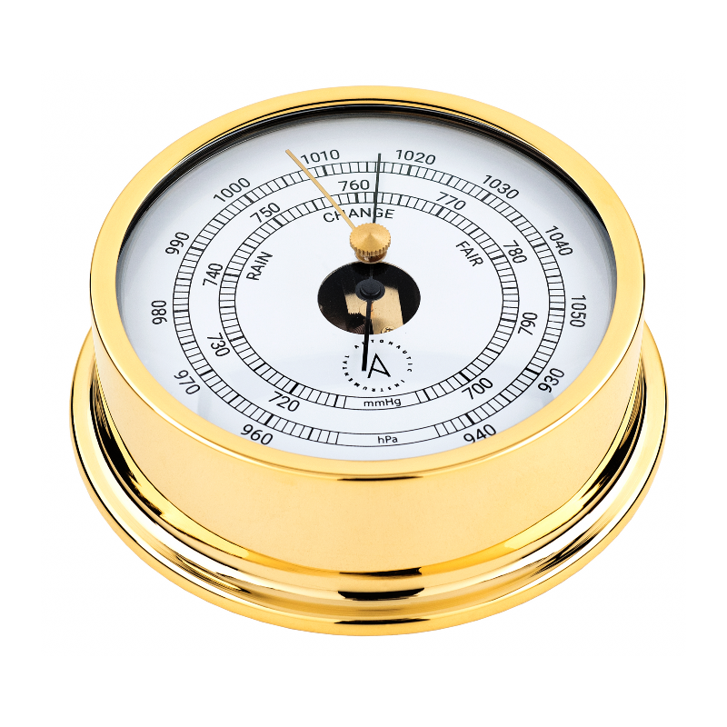 Autonautic Nautical Barometer goud ø120mm B120D