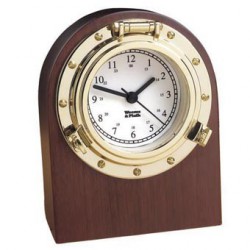 Weems and Plath Porthole Desk Clock messing 312400