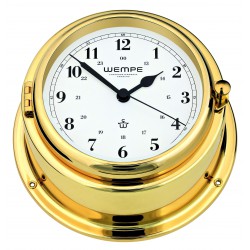BREMEN II   brass Ship's clock