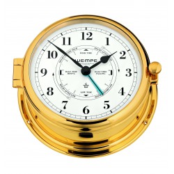 ADMIRAL II brass Tide clock